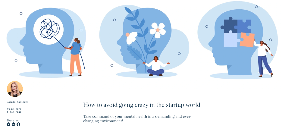 đ¨ How to avoid going crazy in the startup world